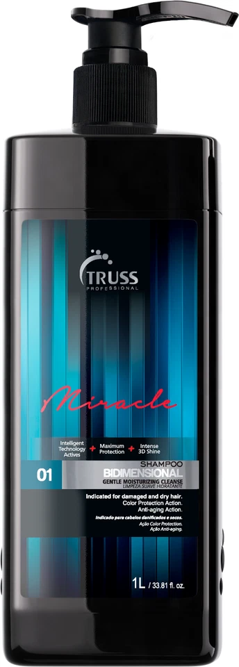 TRUSS PROFESSIONAL MIRACLE BIDIMESIONAL SHAMPOO 1LT - Immagine 1 di 1