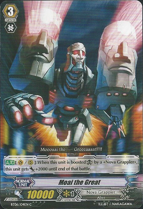 4 x Moai the Great - BT06/104EN - C Near Mint / Mint, English - Image 1 of 1