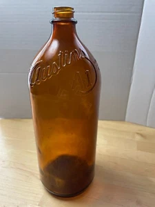 Vintage/Antique Amber Austins A-1 Bleach Quart Bottle - Picture 1 of 5