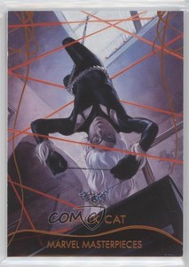 2020 Upper Deck Marvel Masterpieces Level 1 Legendary Orange 61/99 Black Cat h8p