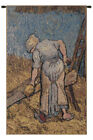 Van Gogh's Flax Harvest Belgian Wall Tapestry
