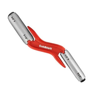Goldblatt RED Masonry Brick Jointer Tool 1/2" 5/" 3/4" 7/8" 4Size Barrel Jointer - Picture 1 of 8