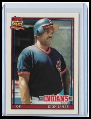 1991 Topps Tiffany - Dion James #117 - Image 1 of 2