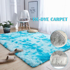 Shaggy Area Rugs Soft Fuzzy Mat Tie-Dye Floor Carpet Fluffy Bedroom Living Room