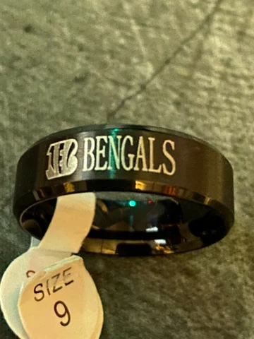 Cincinnati Bengals titanium ring size 9 Cover