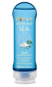 GEL CONTROL 2 IN 1 LUBRIFICANTE INTIMO MASSAGGIO CORPO 200ML A BASE D'ACQUA - Foto 1 di 1