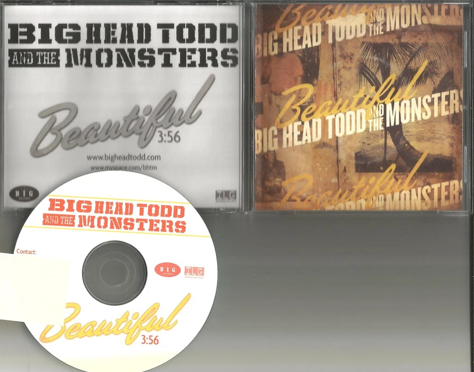 BIG HEAD TODD & THE MONSTERS Beautiful 2011 USA TST PRESS PROMO DJ CD single - Image 1 of 1