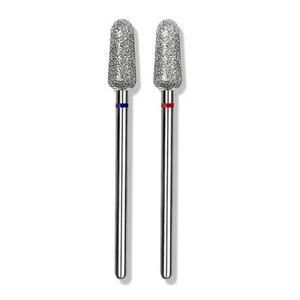 Nail Drill Bits Diamond Milling Cutter Rotary Burr Files Cuticle Manicure Tool - Picture 1 of 10