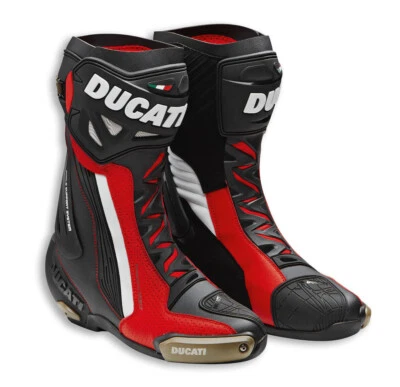 DUCATI TCX Corse V5 AIR Racing Stiefel Schuhe Boots Shoes schwarz rot NEU %%%