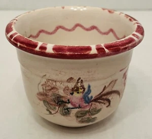 Ciotola/piantana vintage dipinta a mano Made in Germany 8/150 3-3/4" H - Foto 1 di 9