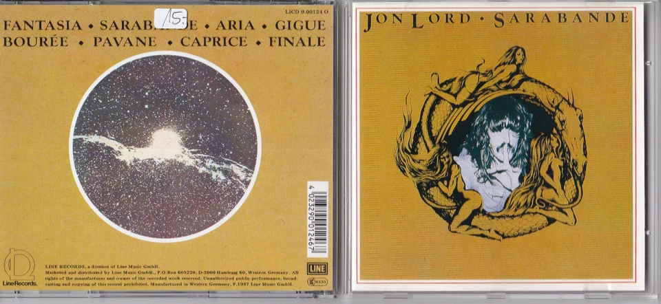 Jon Lord ‎-Sarabande- CD Line Records near mint - Bild 1 von 1