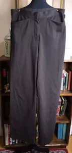 New York & Company Women's Small Brown Trouser Pants Wide Leg - Picture 1 of 8