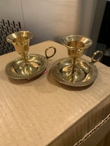 Set Of 6 Small Vintage Candlesticks 2” Candle Holders - Picture 1 of 4