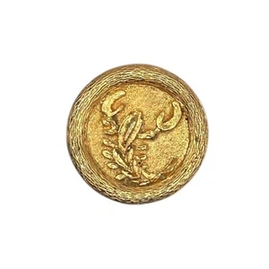 Hebilla de cinturón vintage 1973 Mimi di N langosta cáncer zodiaco gran tamaño tono dorado - Imagen 1 de 3