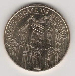 A 2012 TOKEN MEDAILLE MONNAIE DE PARIS -- MONACO N°8 CATHEDRALE DE MONACO - Picture 1 of 2