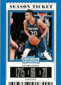2019-20 Panini Contenders Draft Picks #30 Kevin Knox KNICKS - Picture 1 of 2