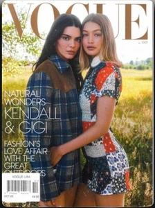 Vogue USA Magazine October 2025 - Kendall Jenner & Gigi Hadid - Picture 1 of 1