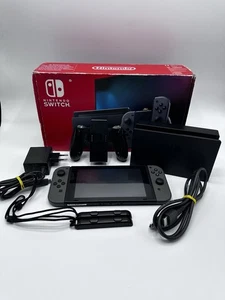 Nintendo Switch Spielkonsole  Grau - Bild 1 von 2