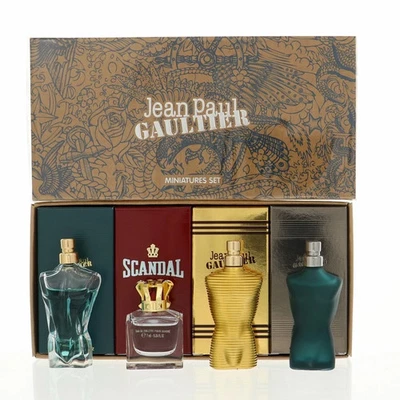 Jean Paul Gaultier para Hombre Juego de Regalo de 4 Piezas - 0.24 OZ Le Male Eau De Toilette Foto 1 de 3