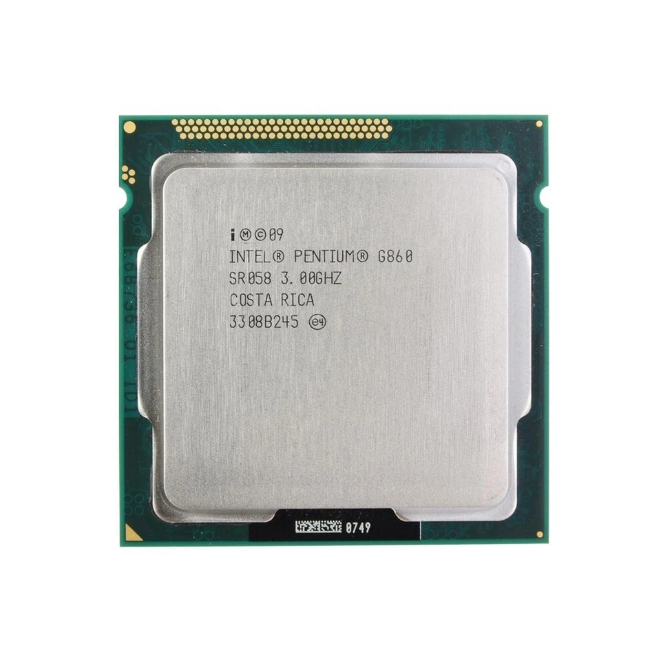 Desktop Cpu Processor Intel Pentium G860 Lga 1155 Dualcore 3.0 G Refurbished - Image 1 of 2