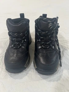 Timberland Niños Pequeños Back Road Senderista Botas de Cuero Negras Talla 9 (Estilo 23813) - Imagen 1 de 16