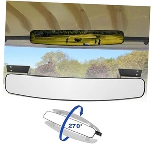 Golf Cart Center Mirror 16.5 Inch Rear View Mirrors Compatible with EZGO Fit - Picture 1 of 7