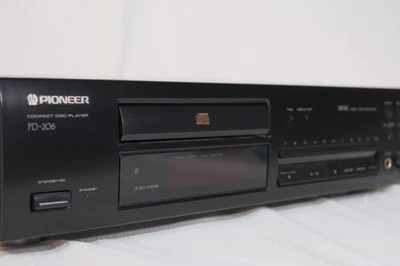 Pioneer Pd-206 Cd Player Black Separate Vintage HiFi Tested Made in UK - Image 1 of 4