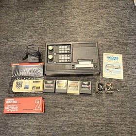 Coleco ColecoVision Console Bundle w/ 5 Games Manual RF Switches Hardwired