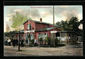 Ansichtskarte Darmstadt, Truppenübungsplatz Griesheim, Kommandanturkantine  - Picture 1 of 2