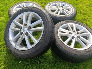 5x114,3 ORIGINAL TOYOTA AURIS ALUFELGEN + SOMMERREIFEN 16" 205/55 R16 - Bild 1 von 20