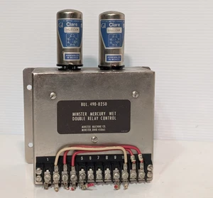 Minster Machine Bul. 490-0250 Mercury Wet Double Relay Control w/ Clare HGS-1069 - Picture 1 of 14