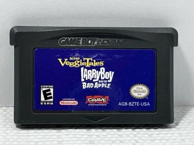 Veggie Tales Larry Boy and the Bad Apple Nintendo Gameboy Advance Game Untested - Image 1 of 4