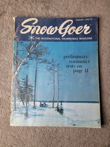 Vintage February 1968 Snow Goer International Snowmobile Magazine *Read* - Bild 1 von 6