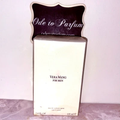 RARO✨ VERA WANG PARA HOMBRES 3.4 OZ EAU DE TOILETTE SPRAY DESCONTINUADO Colonia SELLADO Foto 1 de 4