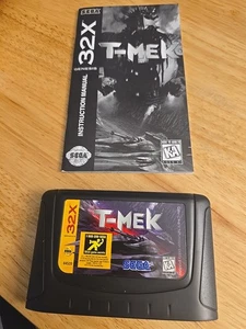 T-MEK - Sega Genesis 32X (TESTED) 1995 + Instruction Manual - Mint w/Rental Box - Picture 1 of 9