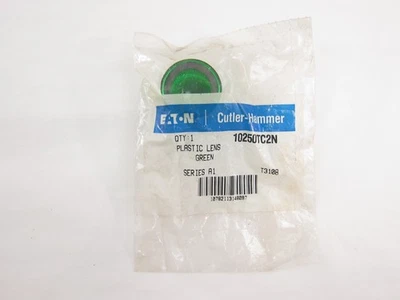 Nuevo Eaton Cutler Hammer 10250TC2N Lente Plástico Indicadora Verde Foto 1 de 2