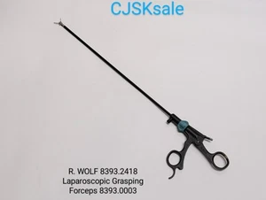 R. WOLF 8393.2418 Laparoscopic Grasping 8393.0003 Forceps (USED). - Picture 1 of 12