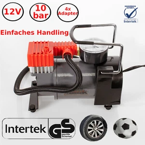 Mauk tragbarer Luft Mini Kompressor 12V Pumpe 10 bar Reifen Auto KFZ Luftpumpe - Bild 1 von 4