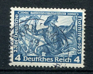 German Reich : Michel 500 A - Scott B 50 - Dutchman Richard Wagner - used - Picture 1 of 2