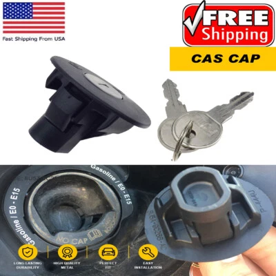 Tapa de gasolina con bloqueo del tanque de combustible para Ford Expedition Explorer Fiesta Flex Focus 2010-17 Foto 1 de 4