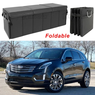 Trunk Cargo Organizer Foldable Storage Collapsible Box Bag For Cadillac XT5 XT6 - Image 1 of 4