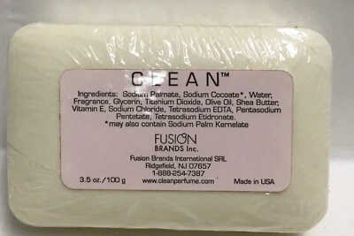LOT OF CLEAN FUSION BRANDS BAR SOAP 3.5 OZ EACH SEALED MADE IN USA - Image 1 of 2
