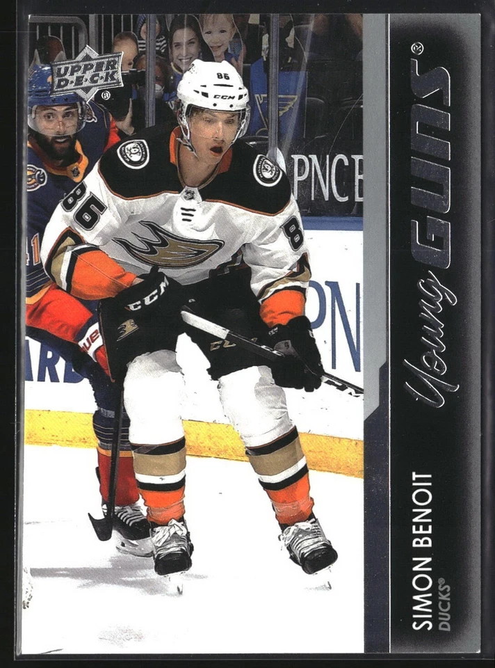 2021-22 Upper Deck Series 1 Young Guns - Simon Benoit - Ducks - Image 1 of 2