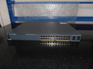 Cisco Catalyst 2960X WS-C2960X-24PS-L 24 ports Gigabit PoE + 4 x SFP - Photo 1/4