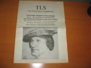 1984 TLS Gerard Manly Hopkins, Hitchens, Calvino, Face of Elizabeth I, Others - Imagen 1 de 6