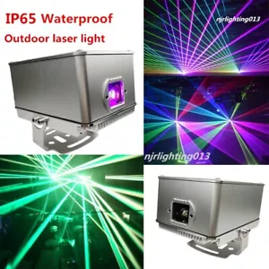 Stage Waterproof laser light 3W RGB scan fullcolor beam wash DMX ranibow IP65 - Bild 1 von 11