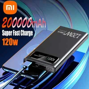Batterie Externe Haute Capacité Super Rapide 200000mAh Xiaomi 120W Charge Batter - Imagen 1 de 4