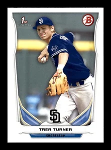 TREA TURNER ⚾ 2014 Bowman Draft #DP10 1st RC Rookie Philadelphia Phillies - Picture 1 of 2