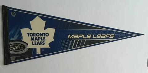 NHL Toronto Maple Leafs 12" X 30" Felt Pennant by Wincraft, Officially Licensed Cover