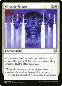 GHOSTLY PRISON NM Commander 2019 mtg White - Unc - Picture 1 of 1